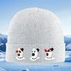 Clown heads various hats and glasses Knitted Hat Unisex Women Unisex Beanie Pullover Cap Winter Thermal Warm Christmas Outdoor Cycl