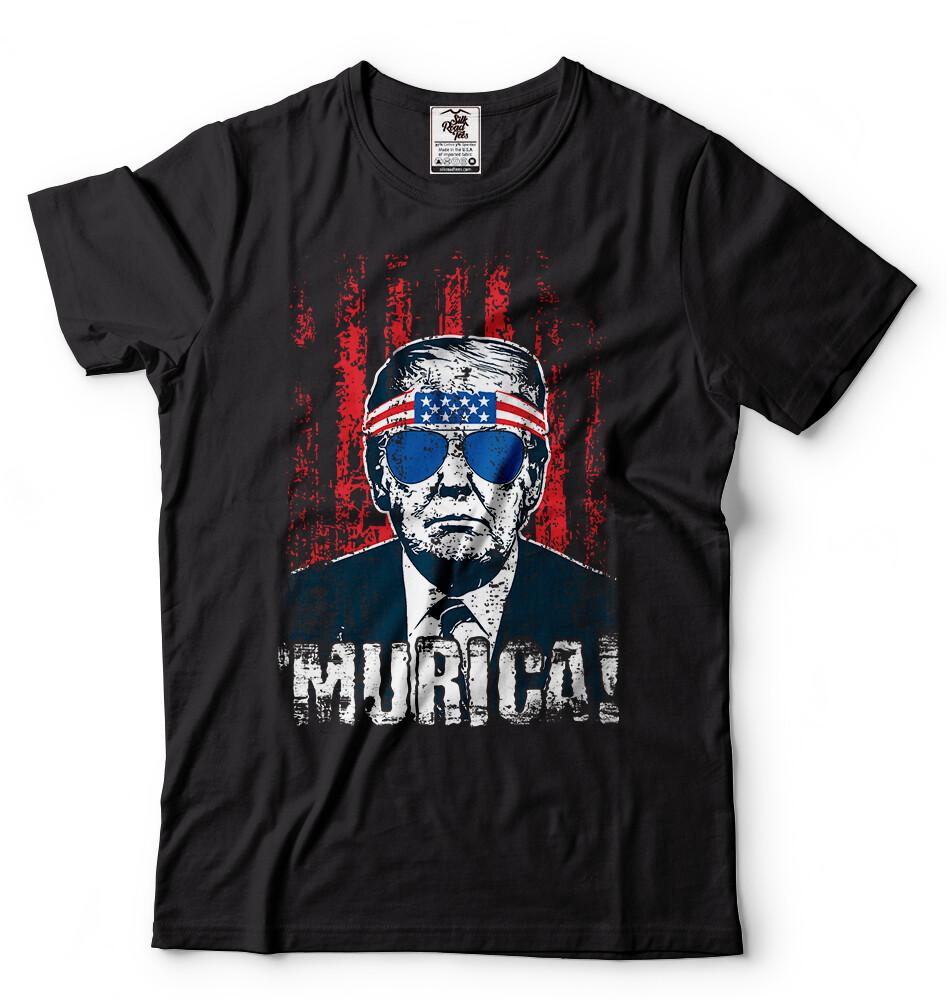 Murica Donald Trump 2024 Election T-shirt USA Presidential election Shirt XL