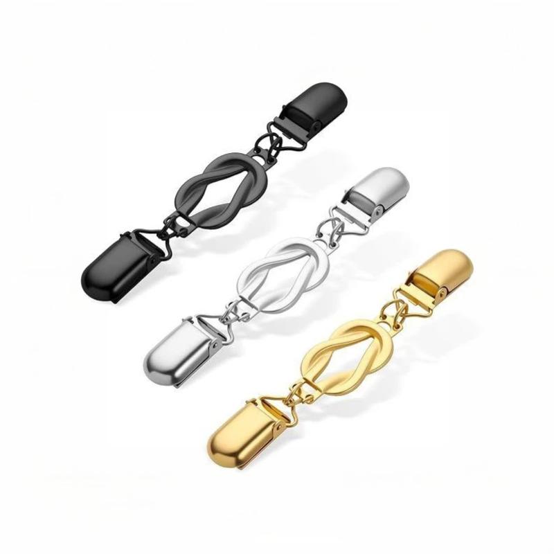 3/4/6Pcs Vintage Cinch Fasteners Durable Non-slip Sweater Shawl Clips for Women Shirts Blouses Daily Outfits