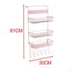 Organizador de despensa de 3 niveles para puerta, almacenamiento de especias para armario y dormitorio
