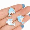 10Pcs Fashion Tortoise Shape Pendant Gold Colour Alloy Charm Jewelry Making Cartoon Sea Turtle Necklace Keychain DIY Accessories