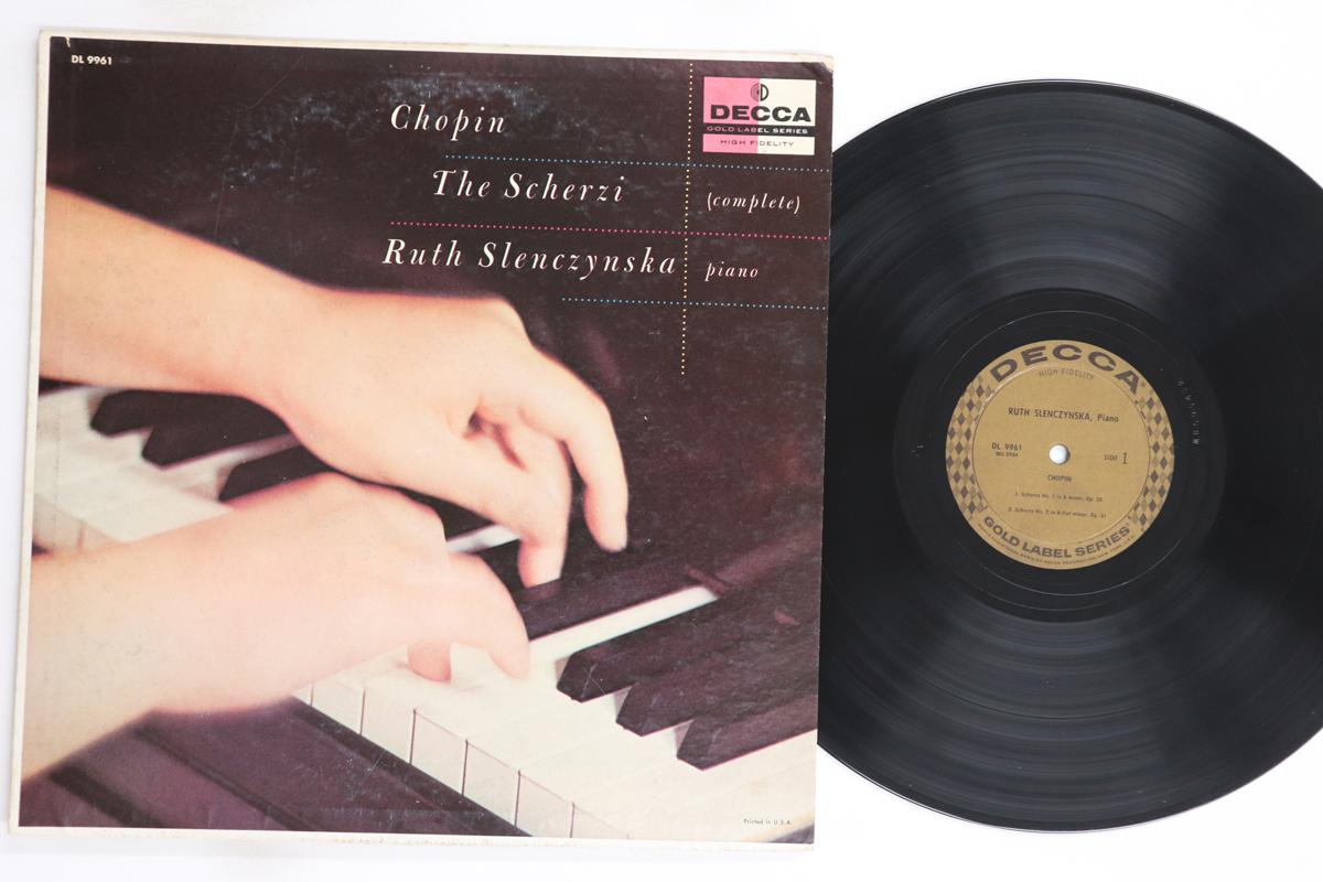 

LP Пластинка РУТ СЛЕНЧИНСКАЯ - Шопен Скерцо Полностью DL9961 DECCA 1958 США Классика Б/У