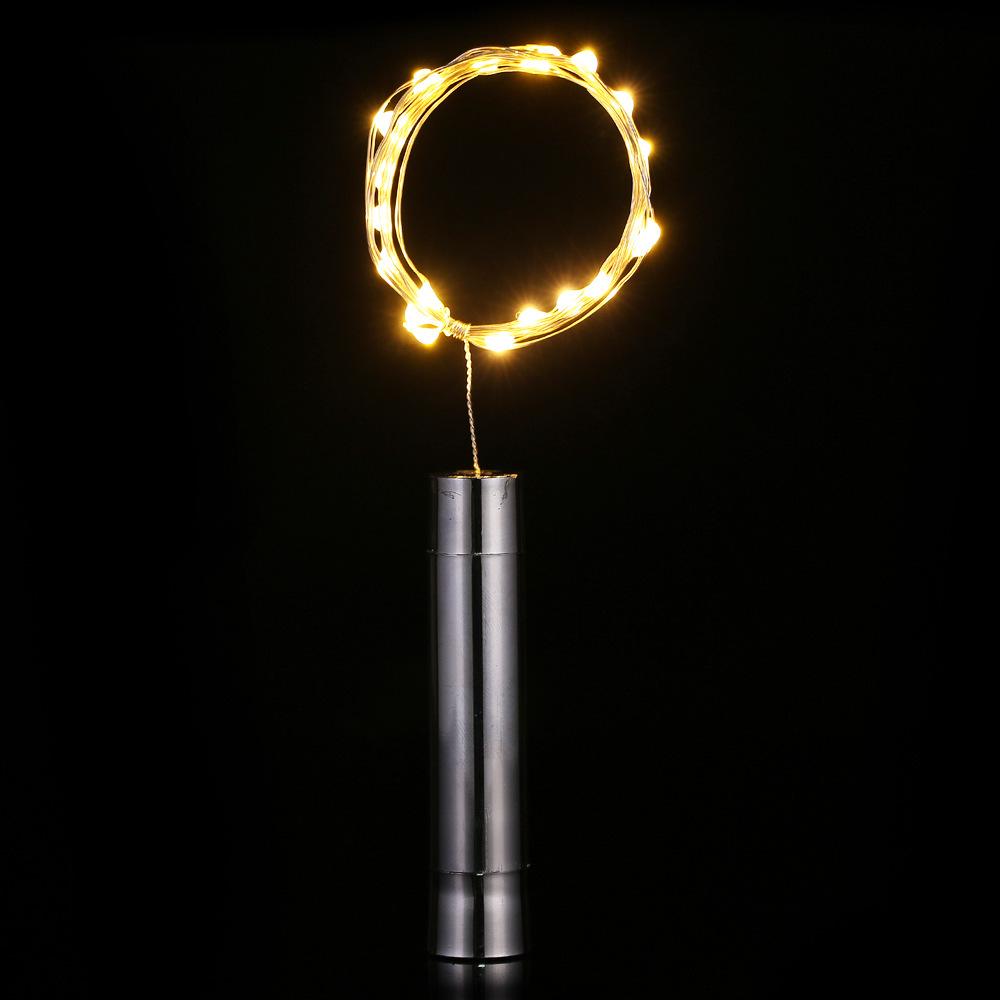 1M 1.5M 2M Cork Shaped Wine Bottle Starry 10 15 20 LED String Night Light Strip Fairy Lights For Xmas Paty Wedding Decor