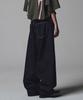 NOT4NERD Curved Semi Wide Denim Pants - Deep Indigo