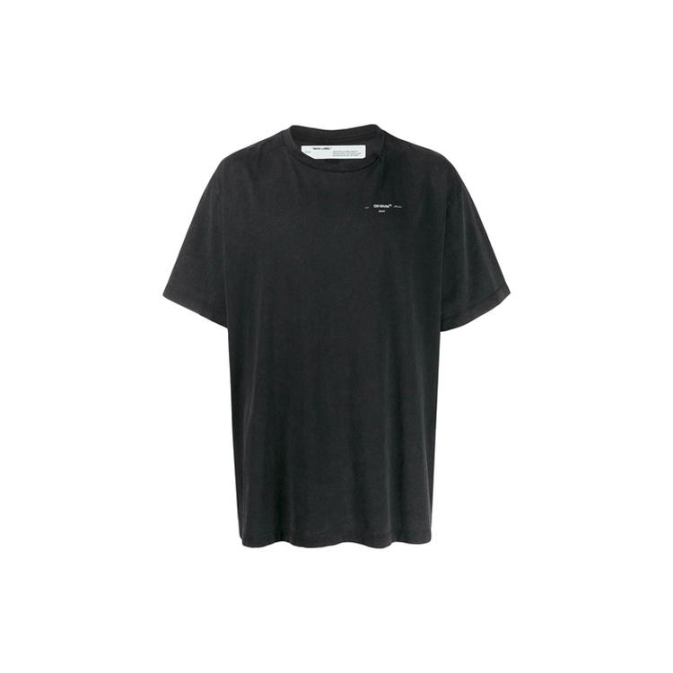 Off-White Abstract Arrows T-Shirt 'Black' Men's OMAA038F191850111001