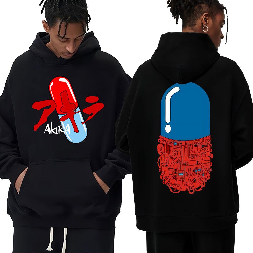 

Japanese Anime Akira Cosplay Hoodie Science Fiction Movie Shotaro Kaneda Popular Pullovers Fleece Loose Sweatshirts S
