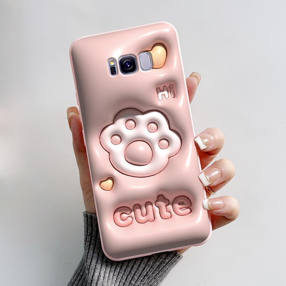 Case For Samsung S8 Plus S8+ Coque Galaxy S8 TPU Soft Silicone Funda Phone Case For Samsung Galaxy S 8 S8 Plus Cover Capa Bumper
