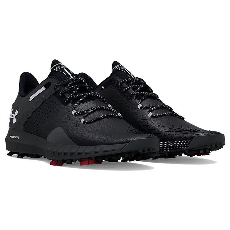 Under Armour HOVR Drive 2 Wide Golf Shoes Black Low Top Men Sneaker 3025078-001