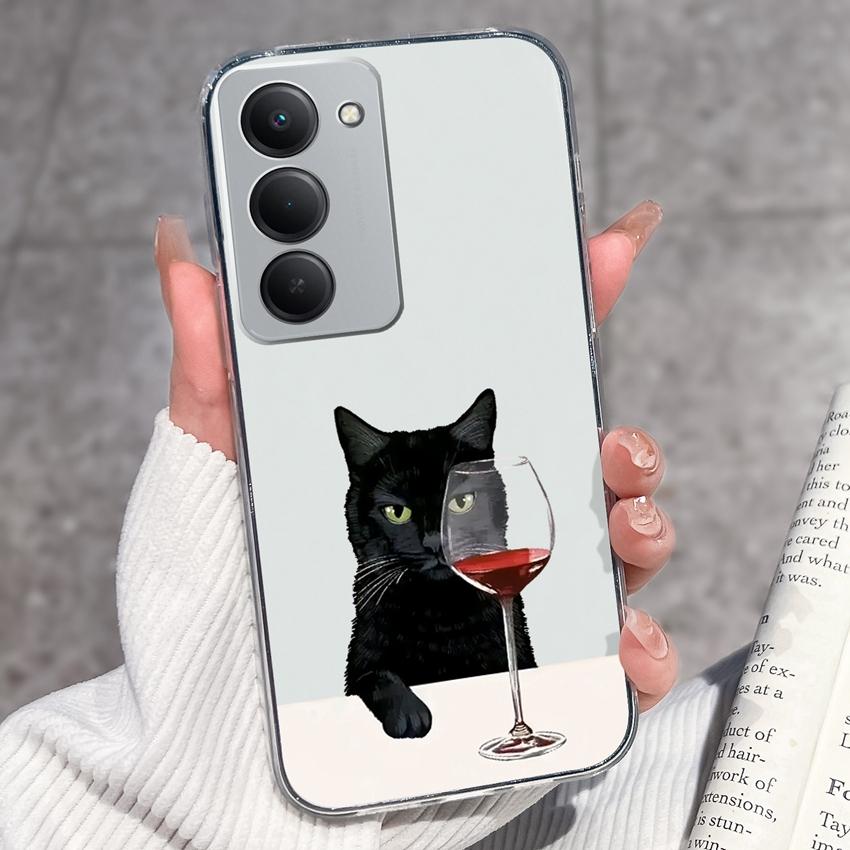 Capa Para Redmi 15 13 12 15C 14C 13C 12C 10C 14R 13X 10A 10X Capa de Celular com Padrão de Cédula Capa de Silicone Transparente Antiderrapante Para Redmi Capas Bumper