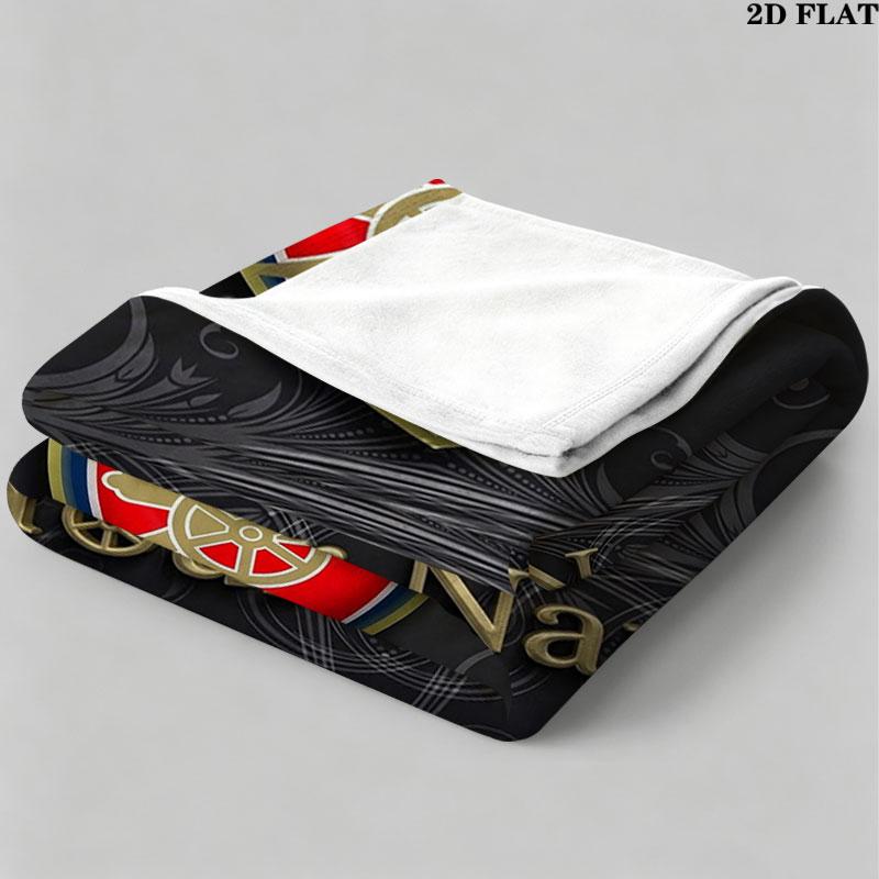 1PC Arsenal F Custom Name Patterned Flannel Blanket Suitable For All Seasons for Home Decor Warmth and Comfort Gifts Holiday Present