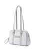 Nick&Nicole Crystal Nylon Mini Boston Bag_Silver