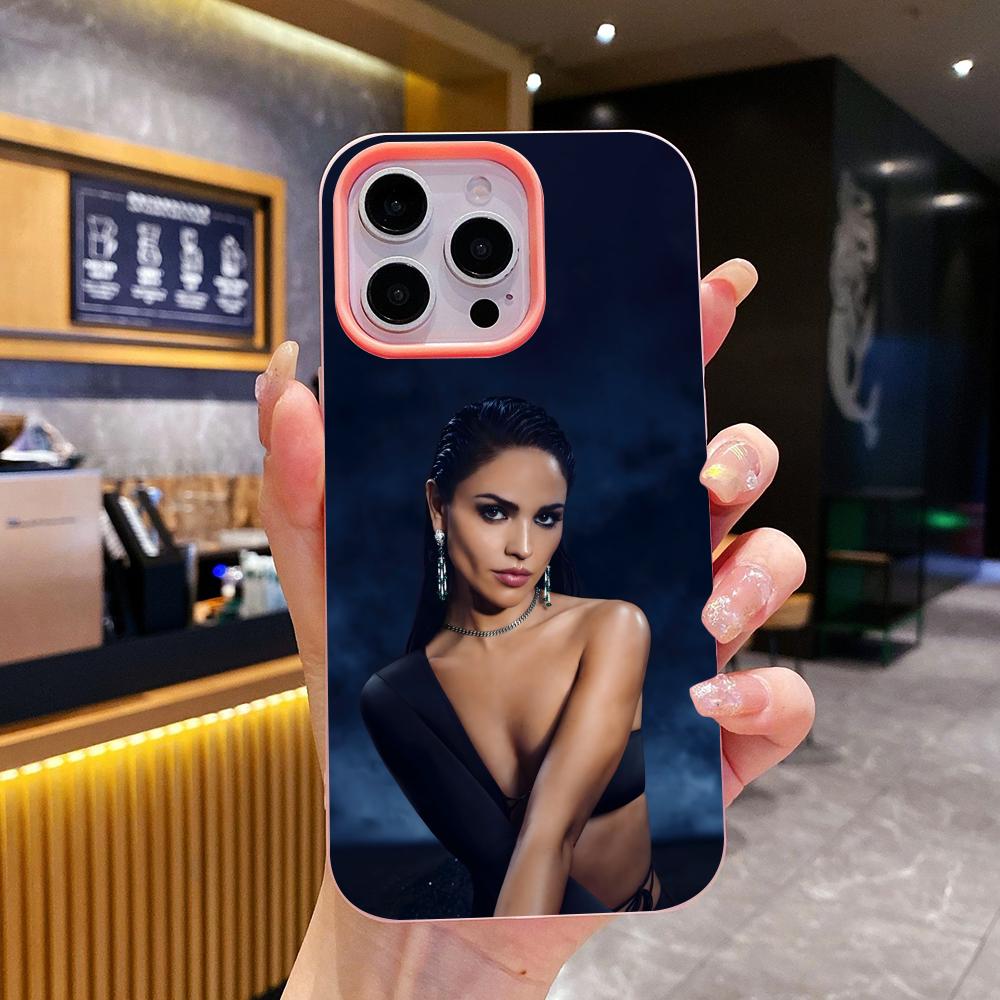Fashion Eiza Gonzalez Jelly Double layer Pink Mobile Phone Case for iPhone 17 16 15 14 13 12 11 Air Pro Max Plus Protective