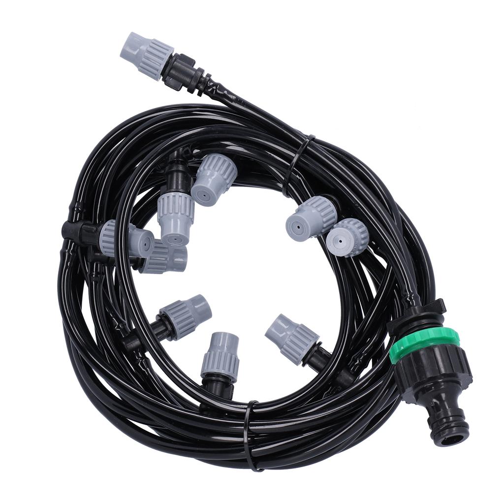 10m   32.8ft 4 7 Irrigation Hose with 10 Misting Sprayer Nozzles Garden Greenhouse Terrace Watering System