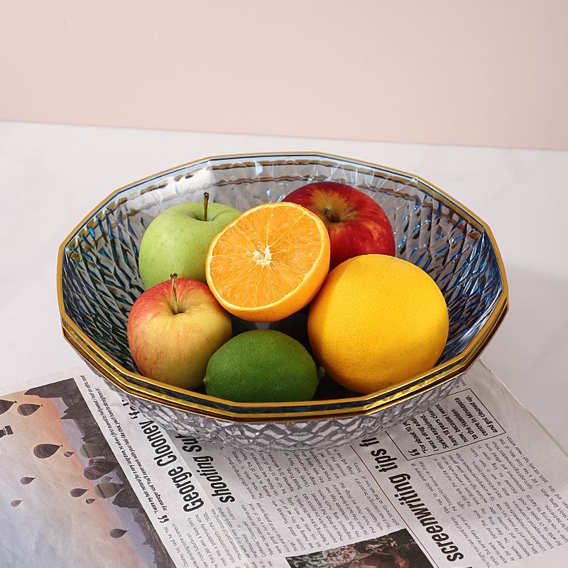 Fruit Plate, Living Room, Household Phnom Penh Coffee Table, Fruit Plate, High-End Light Luxury, Front Desk Candy Plate, Snack Plate