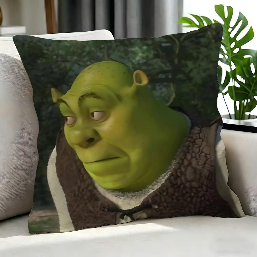 Movie Shrek Cushion Cover Cushion Cover Set 4Pcs 50X50 45X45 40X40 Pillowcase Decorative Sofa Home Decor