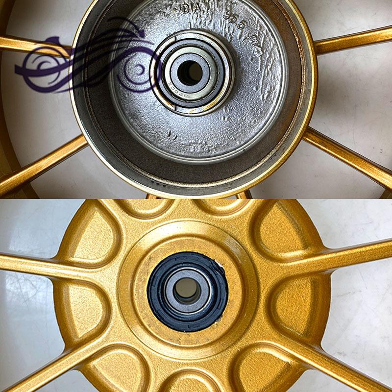 Motorcycle Wheel Drum Brake 10 Inch Front and Rear Rims for Honda DIO50 AF17AF18AF27AF28 DIO ZX50 AF34 AF35 AF24 AF52 AF54 AF56