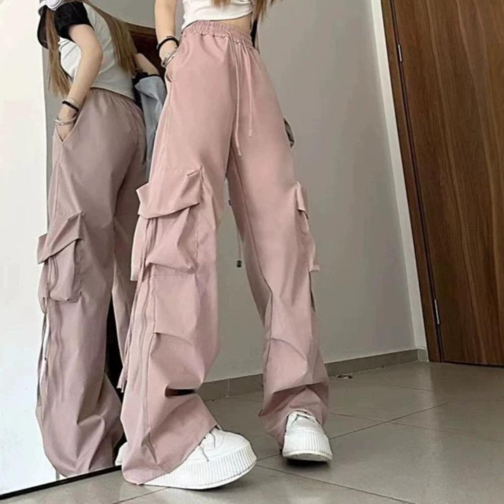 2026 Workwear Casual Pants - Women's Loose Street Dance Hip-Hop Trendy Wide Legged Long Pants