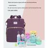 Portable Folding Mummy Bag: Lightweight, Large-Capacity Mother & Baby Backpack with Multi-purpose Bed Feature.