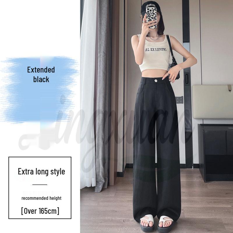 2026 Summer Women's Wide-Leg Cotton Linen High-Waist Casual Pants with Sun Protection