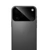 For iPhone 17 Pro Kameralinsebeskytter Klar Svart Sirkel 3D Høy Aluminosilikatglass Linsefilm