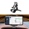 1Pc Black trument Panel Car Phone Holder Rearview Mirror Phone Holder Clip On Multifunctional GPS Navigation Bracket Car Part