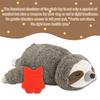 Dog Christmas Gift Forest Sloth Puppy Heartbeat Toy for Stress Relief and Soothing, Sleep Aid Crate Training Puppy Toys