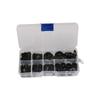 250PCS Nylon Washers M2 M2.5 M3 M4 M5 M6 M8 Nylon Washers Plastic Insulation Spacers Seals Black White Set Gasket Ring Kit