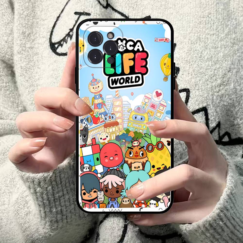 Toca Boca Toca Life World Phone Case For IPhone 16 15 14 13 12 11 Pro Max Plus Shockproof Back Cover iPhone 17 Pro