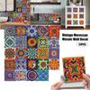 24X Vintage Moroccan Stickers Tile Mosaic Waterproof Self-adhesive Wall Stick