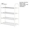 4-Tier Shoe Rack Versatile Storage Organizer Large Capacity Sturdy Construction Simple Installation Entryway Bedroom Shoe Shelf