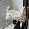 Shoulder Bag Women's 2025 New Large-capacity Bag Casual Versatile Commuter Tote Korean Floral Ins Canvas Bag