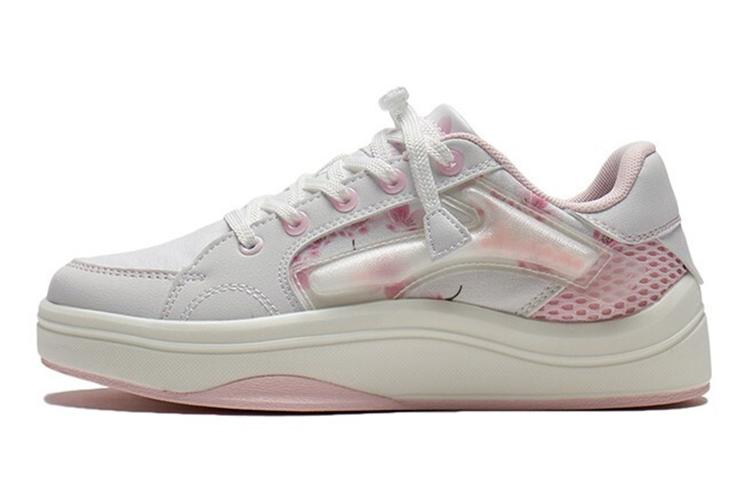 Li Ning YOUNG Yingchi Low top Kids Skateboarding Shoes White Pink Teenagers YKCS040-2 32