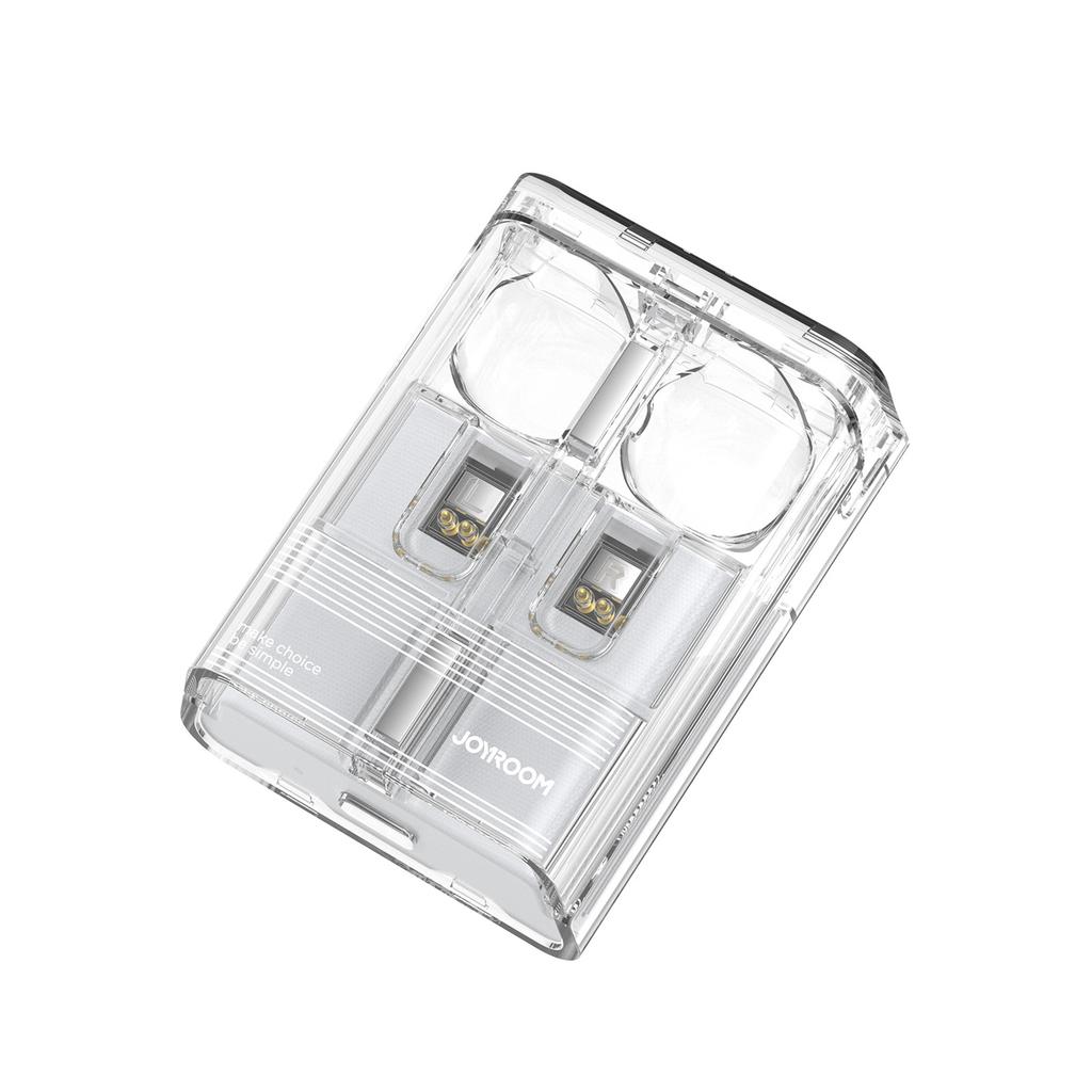 Joyroom IceLens TWS Bluetooth-Ohrhörer mit LED-Beleuchtung - Weiß