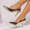 Fashion Women Patent Luxury Women High Heels 2024 New Sexy Pointed Toe Thin Heeled Party Shoes Woman Pumps Dress Shoes Zapatos De Mujer