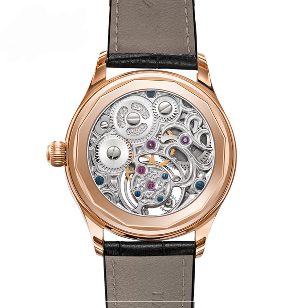 HAOFA Skeleton Tourbillon Mechanical Watch Sapphire Flying Tourbillon Hollow Watch Luxury Fashion Men's Men's