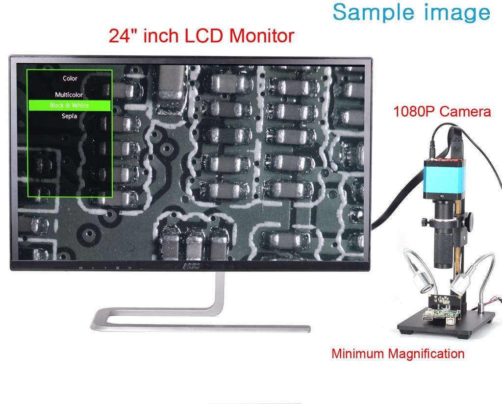 14 MP TV HDMI USB Industrie Digitalmikroskop Kamera TF Videorecorder DVR C-Mount [Artikel]