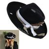 Distressed Hat for Women Men with Woven Belt Panama Hat Roll Brim Hat Cosplay Costume Adult Theme Party Gentlemen Hat