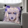 MMana MMalice Gothic Pillow Cases for Bedroom Living Room Sofa Home Decor Polyester Cushion Cover with Zipper