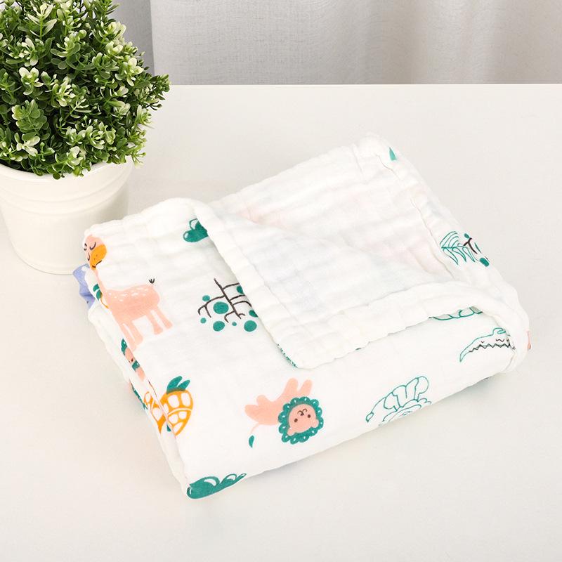Newborn Cotton Swaddle: Six-Layer Baby Gauze Bath Towel & Quilt