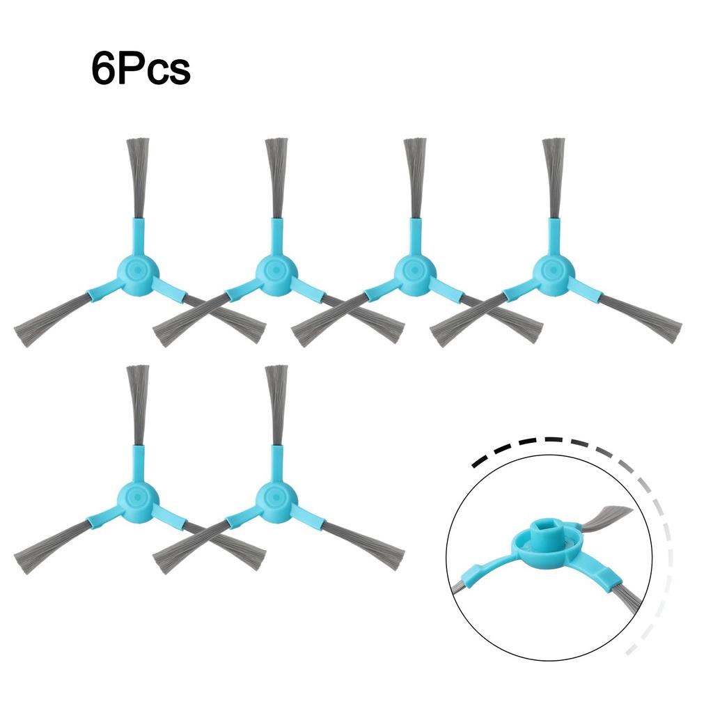 6 Compatible Side Brushes for For cecotec For Conga Vacuum Cleaners