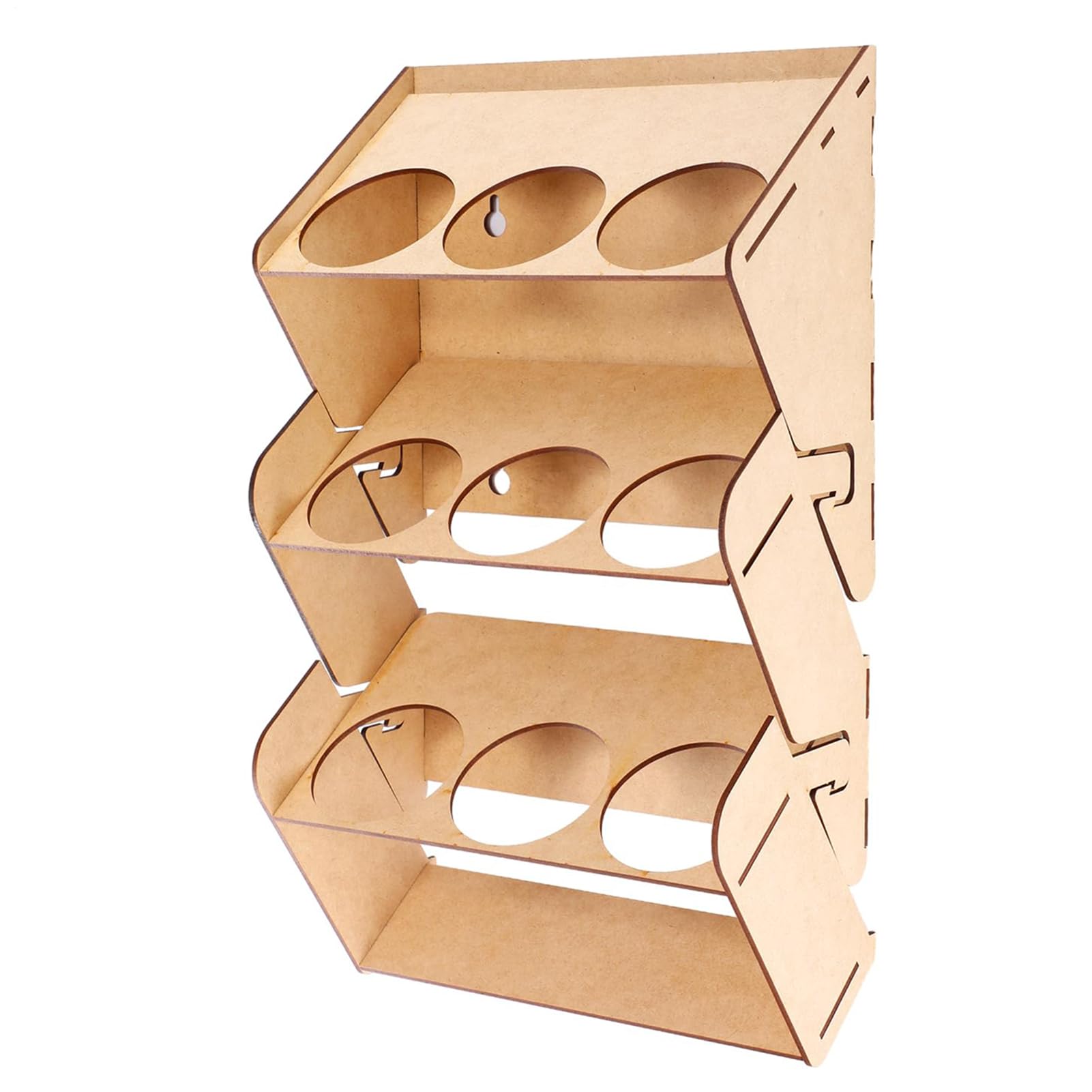 

Organizer, Wooden Wall Mounted Rack, Organizer, 9 41.9x25.4cm