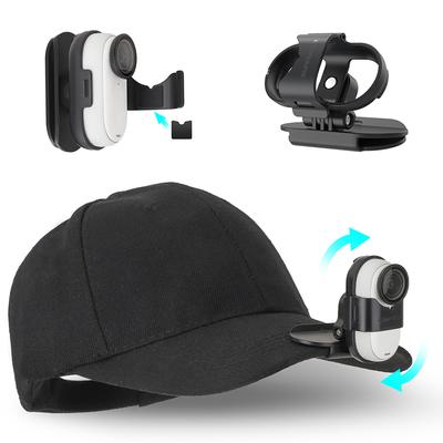 Sports Camera Mount 360 Degree Fixed Mount Clamp Camera Cap Holder for Insta360 GO 3/GO 3S Camera Accessories