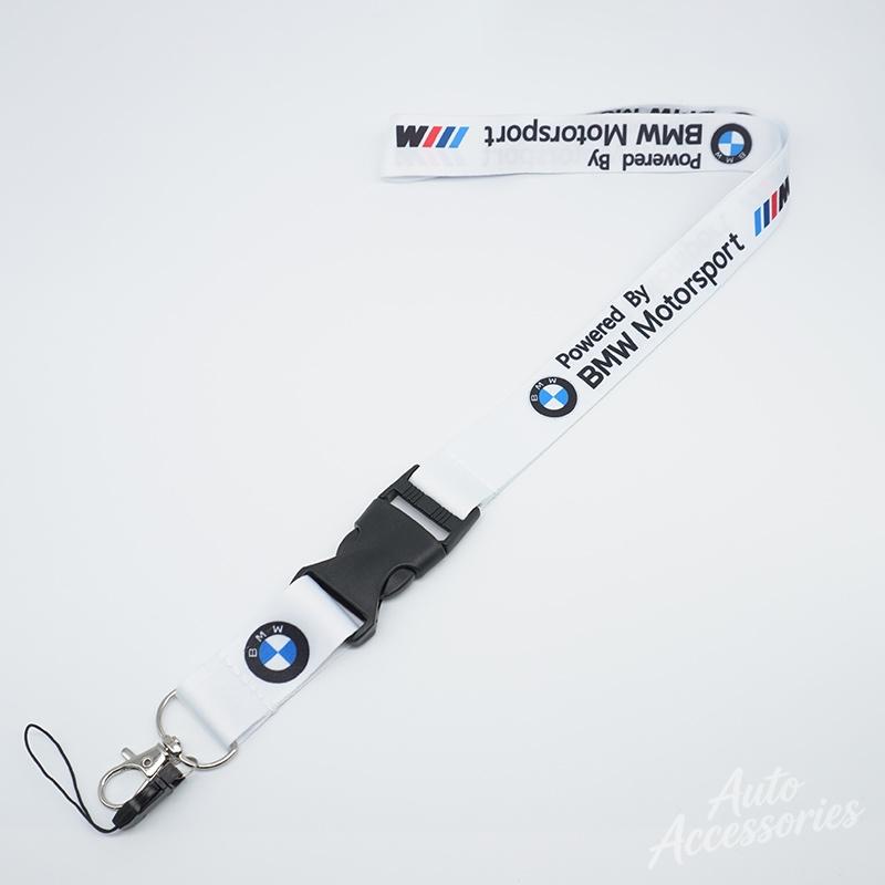 Nylon Car Lanyard Pass Work ID Mobile Neck Straps Anti-loss Key Chain Rope For BMW Sport M1 M3 M4 M5 M6 E90 E39 F30 X3 X4 X5 X6 ulcr72