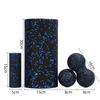 EPP Yoga Foam Roller Set with Peanut & Fascia Massage Balls for Muscle Relaxation