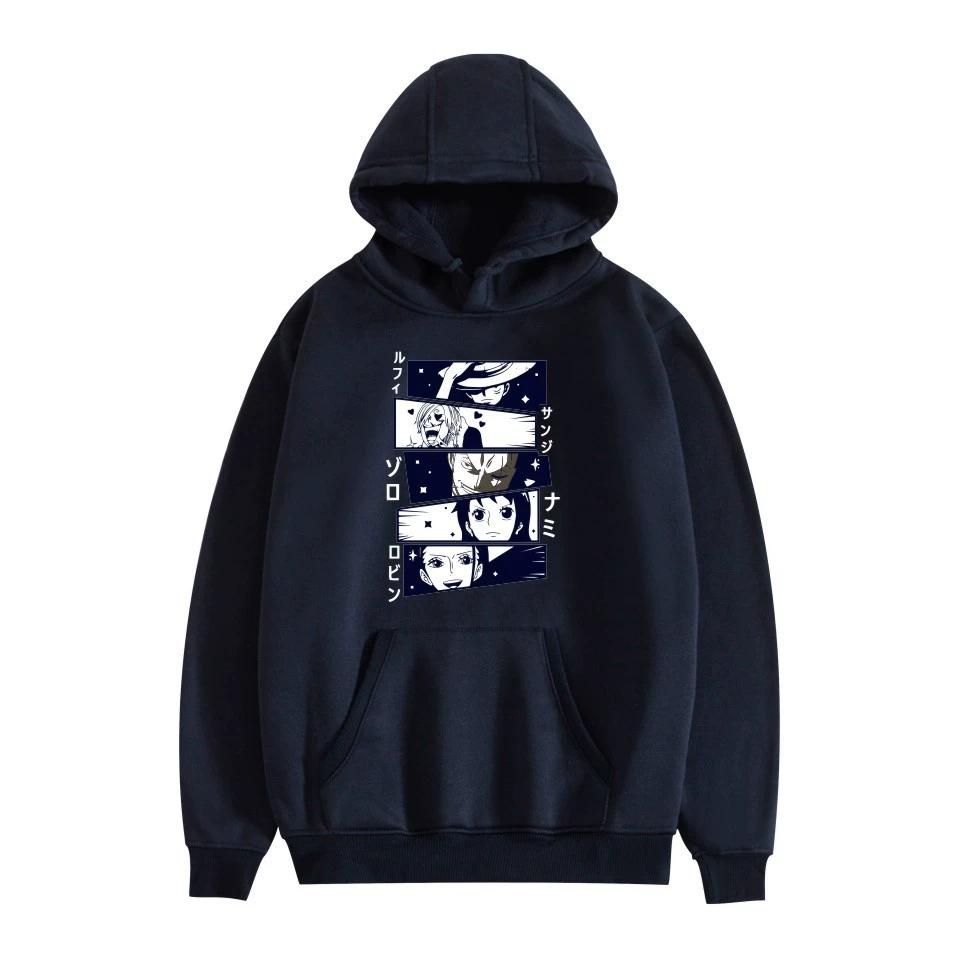 ONE PIECE Anime Print Hoodie Men's Hip Hop Streetwear Men Women Hoodies Unisex Fashion Sweatshirt