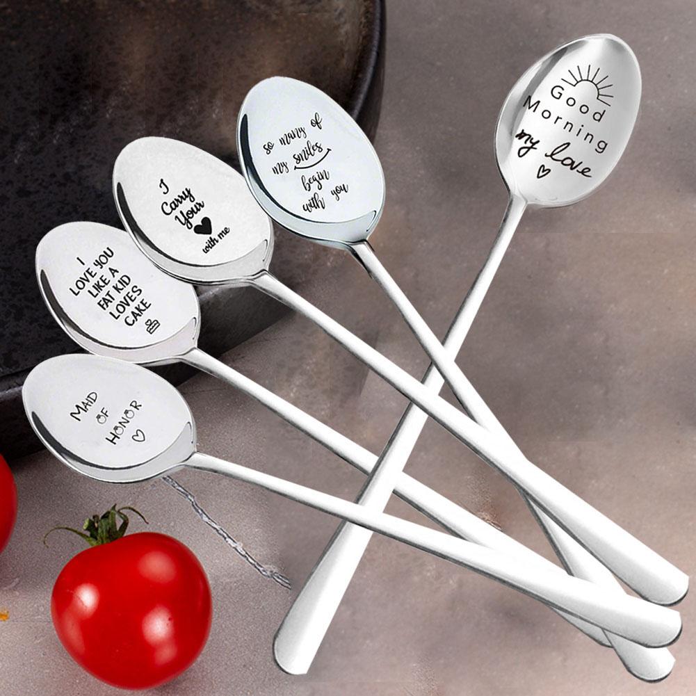 Birthday Wedding Supplies Long Spoon For Chocolate Cream