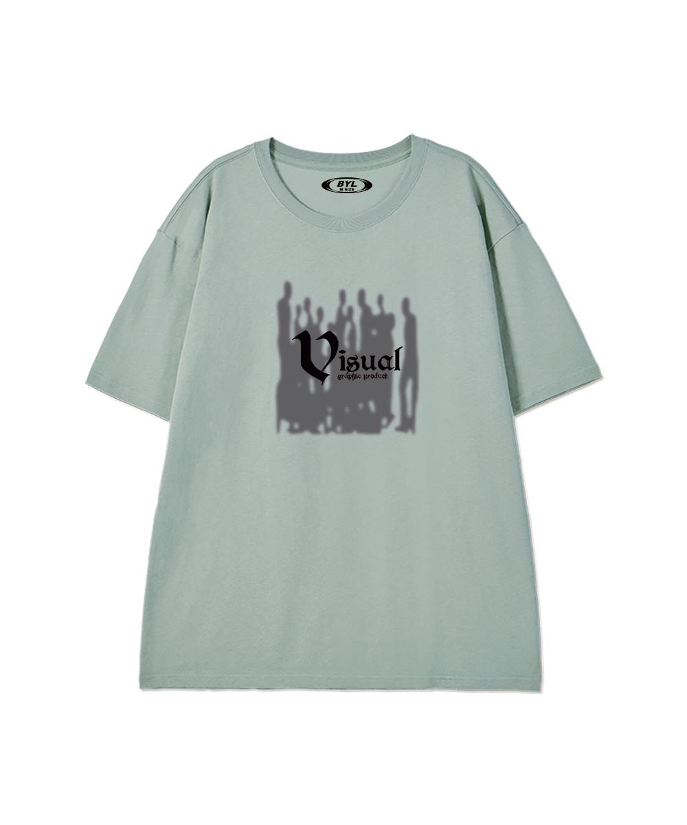 Biel Shadow People Short Sleeve T-Shirt Mint M