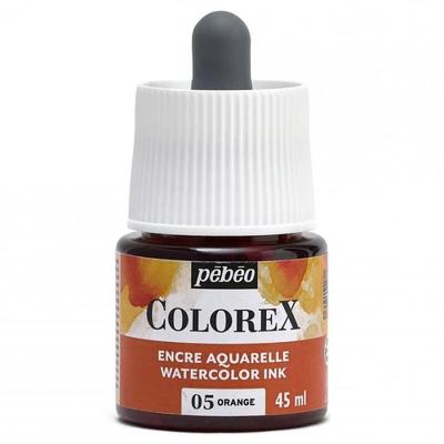 Watercolor Ink - PEBEO - Colorex - 45 Ml - Orange Color - Mixed