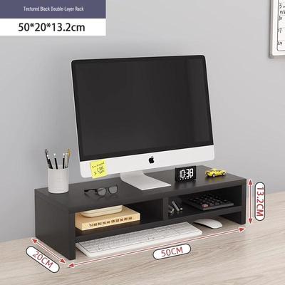 BIAZE Dual-Layer Monitor Riser with Desk Organizer