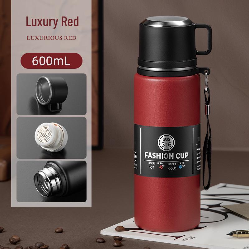 Portable Large-Capacity Double-Wall Insulated Stainless Steel Water Cup
